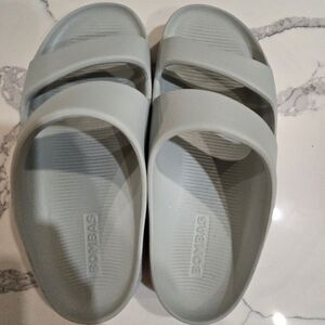 BOMBAS The Friday Slide Women's Size 10 Light Cushy Eucalyptus Mist. Waterproof